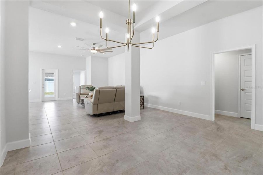 Spacious, unfurnished interior of a new home in Orange Blossom Hills, Summerfield (Image 25). Spacious, unfurnished interior of a new home in Orange Blossom Hills, Summerfield (Image 25).