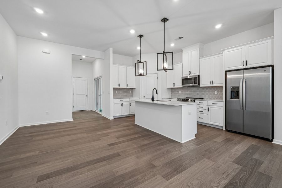 Furnished interior view inside a new home in Terraces at the Exchange, Indian Land (Image 7).