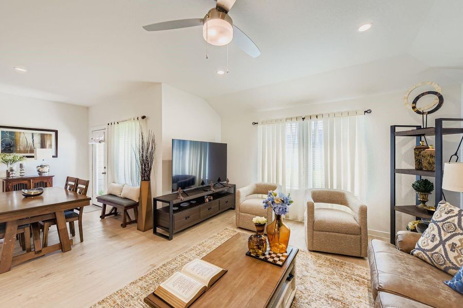 Furnished interior view inside a new home in , Katy (Image 16). Furnished interior view inside a new home in , Katy (Image 16).