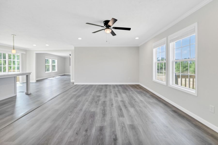 Spacious, unfurnished interior of a new home in , Cross (Image 32).