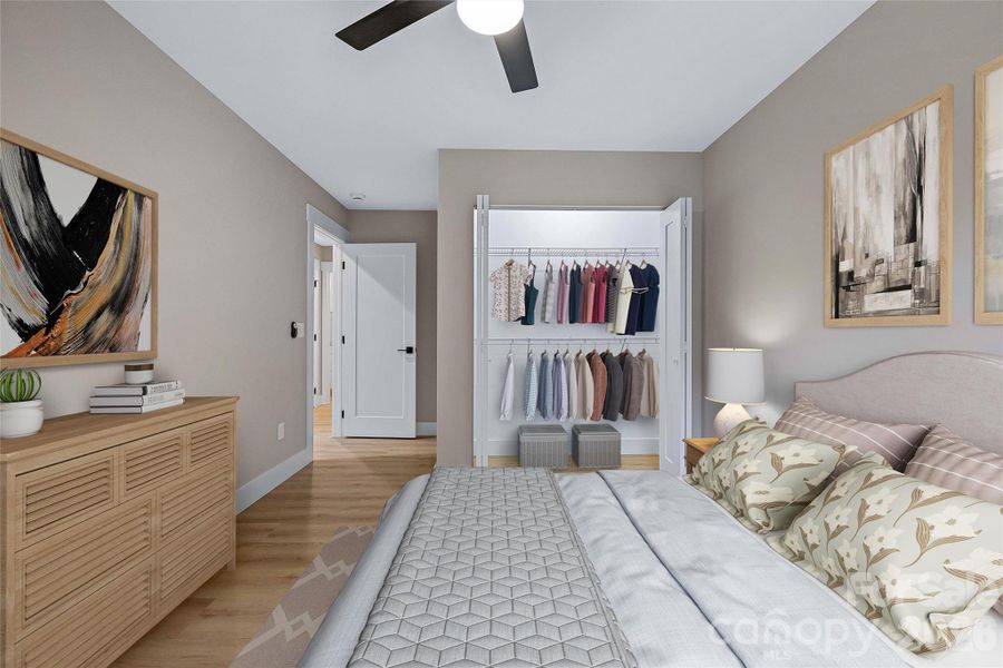 Furnished interior view inside a new home in , Asheville (Image 9).