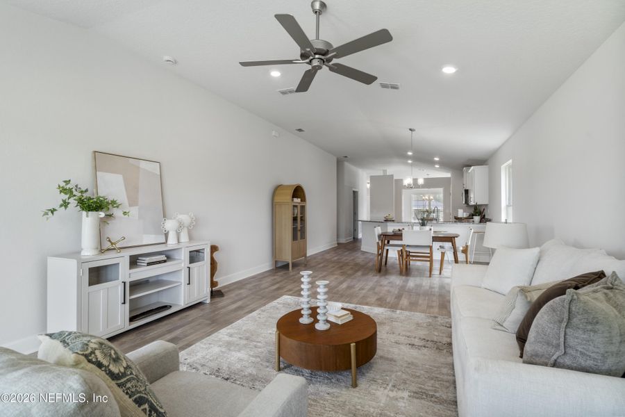 Furnished interior view inside a new home in Summerglen, Jacksonville (Image 11).