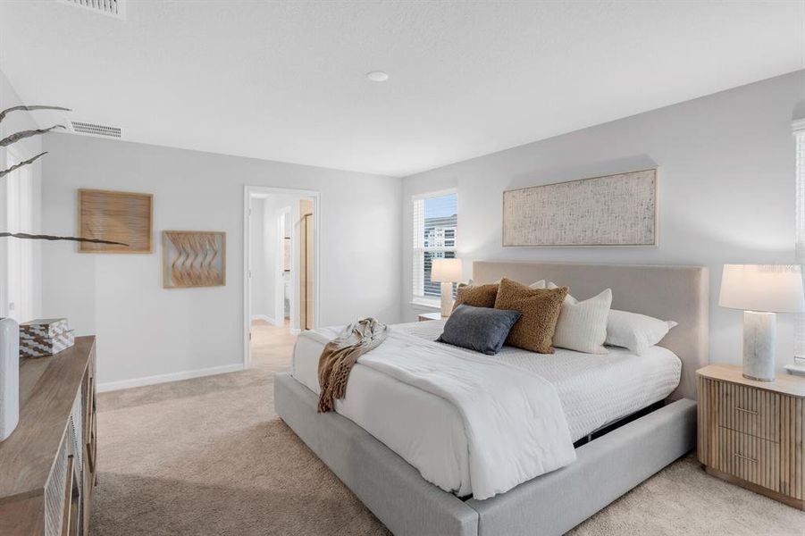 Furnished interior view inside a new home in Pendleton at Chapel Crossings, Wesley Chapel (Image 28). Furnished interior view inside a new home in Pendleton at Chapel Crossings, Wesley Chapel (Image 28).