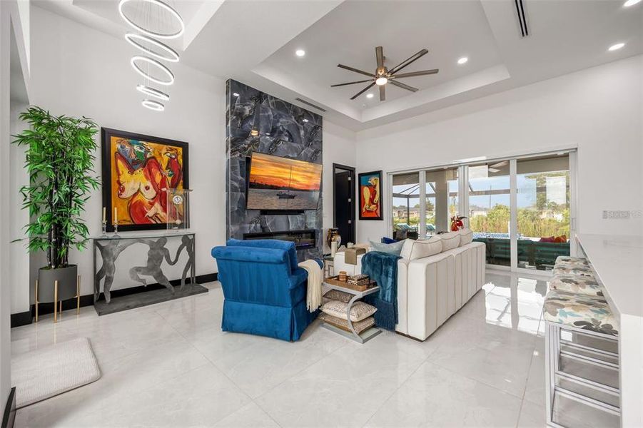 Furnished interior view inside a new home in , Cape Coral (Image 9).