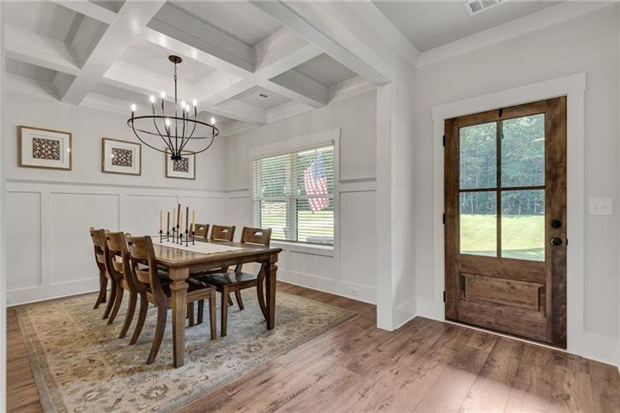 Furnished interior view inside a new home in Alcovy Station, Covington (Image 18).