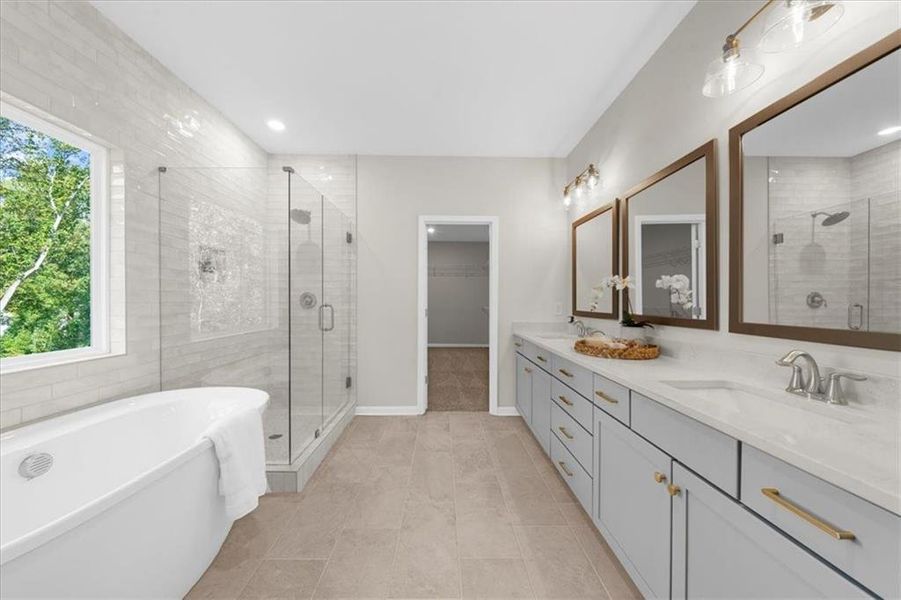 Furnished interior view inside a new home in River Rock, Ball Ground (Image 8).