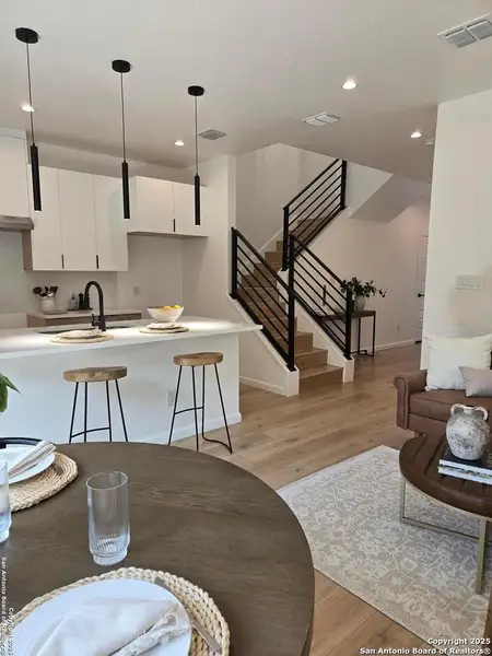 Furnished interior view inside a new home in , San Antonio (Image 8).