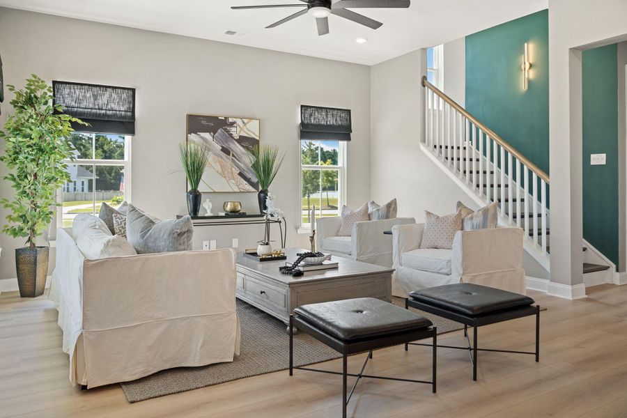 Furnished interior view inside a new home in , Summerville (Image 9).