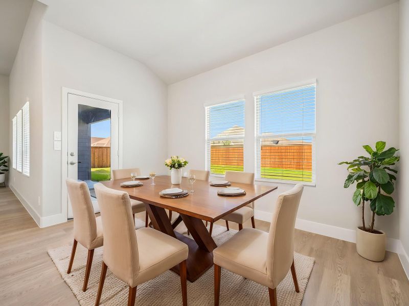 Furnished interior view inside a new home in Lakehaven - Premier Series, Farmersville (Image 5).