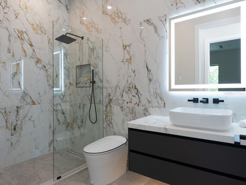 Furnished interior view inside a new home in , Sarasota (Image 18).