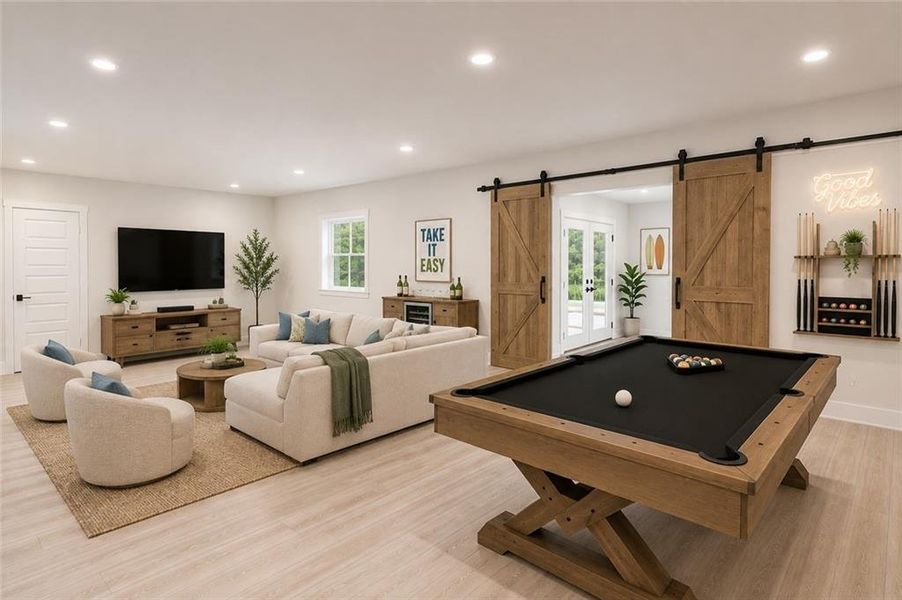 Furnished interior view inside a new home in , Jefferson (Image 42).