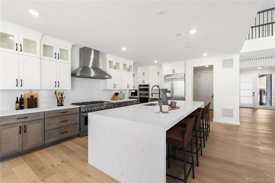 Furnished interior view inside a new home in Autograph at Lyric, Lone Tree (Image 21).