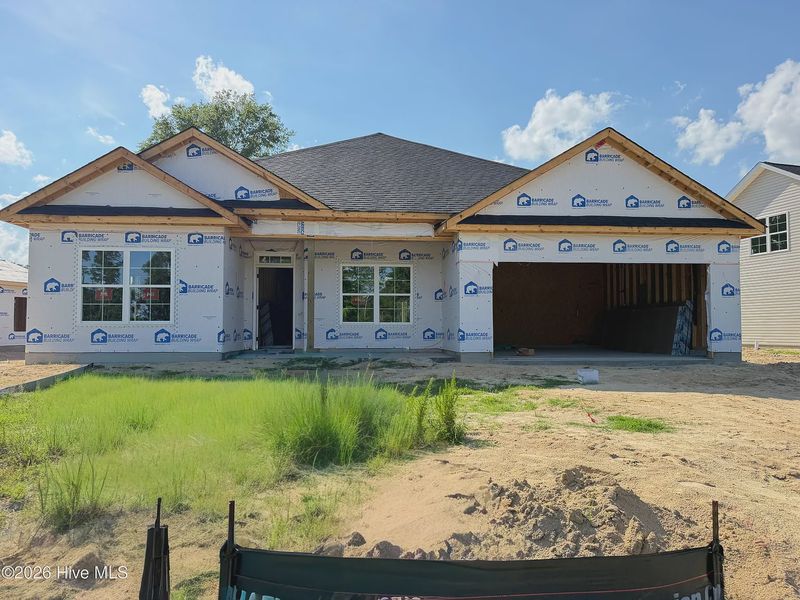 In-progress construction of a new home in Wood Creek Landing, Leland, NC (Image 19).