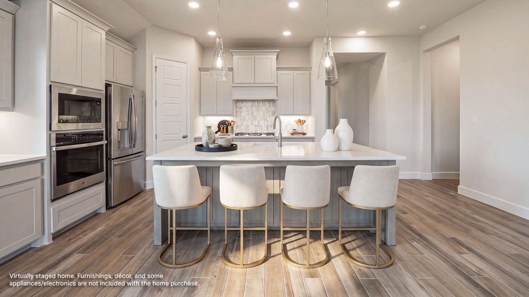Furnished interior view inside a new home in Meraki, Forney (Image 5).