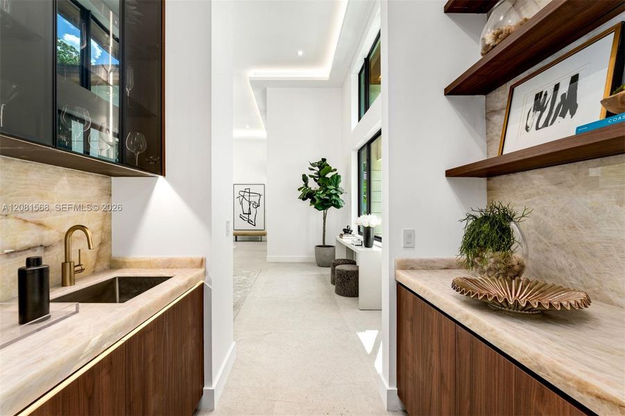 Furnished interior view inside a new home in , Miami (Image 19).