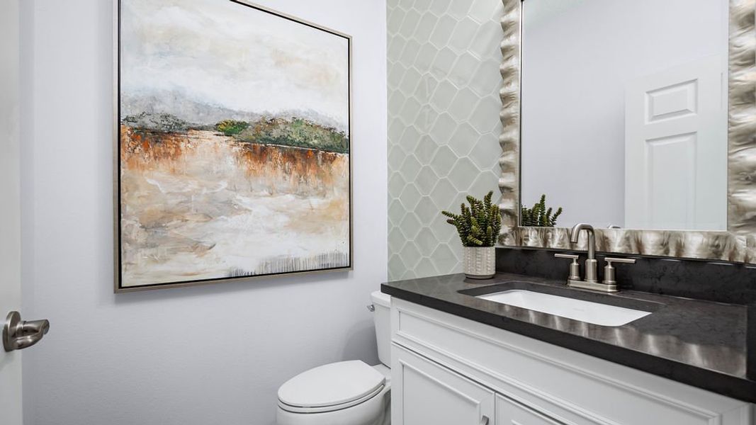 Representative furnished interior of a home built from the Newcastle by Risewell Homes in Lake Lincoln, Eustis (Image 9).