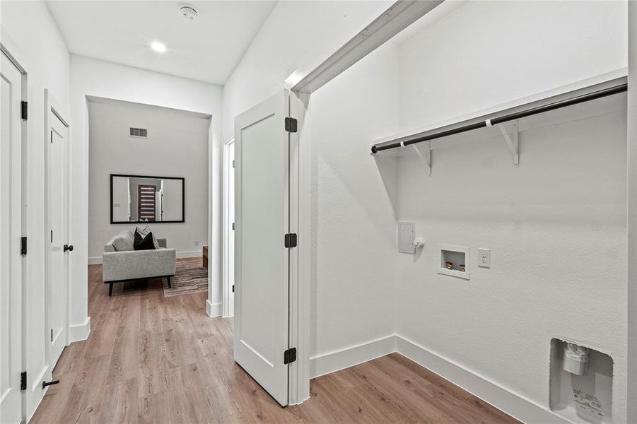 Spacious closet featuring tile patterned flooring