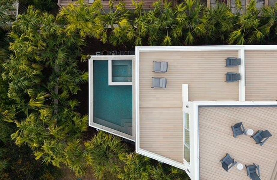 Exterior details and patio area of a home in , Isle Of Palms (Image 2).