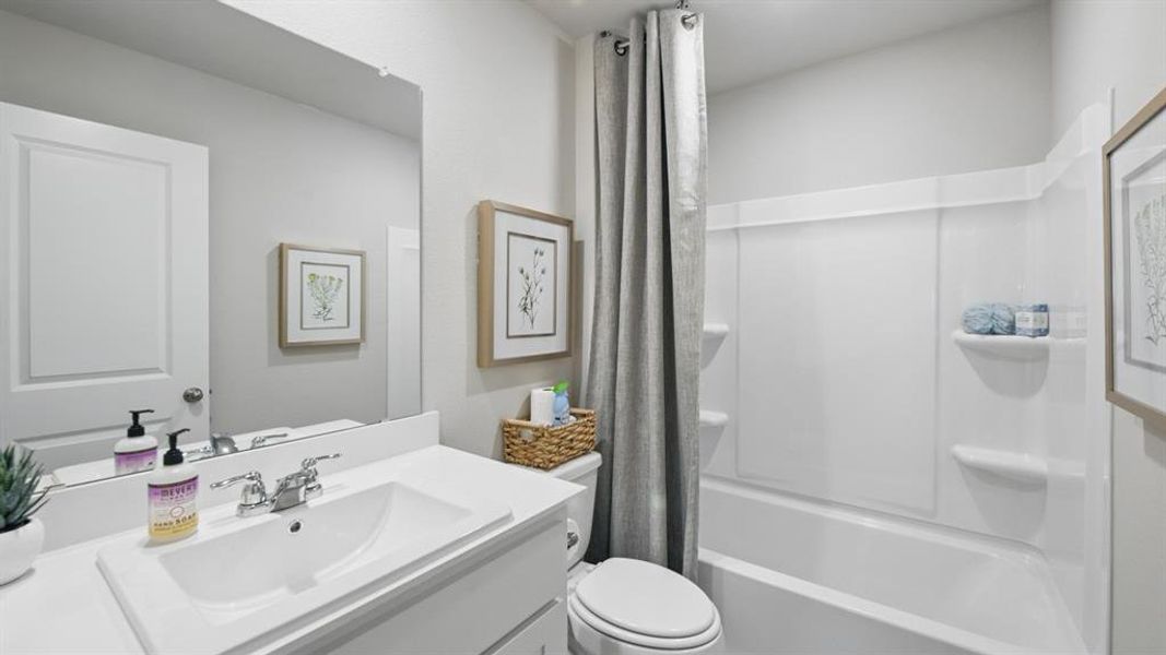 Furnished interior view inside a new home in The Hills at Reunion, Newark (Image 34).