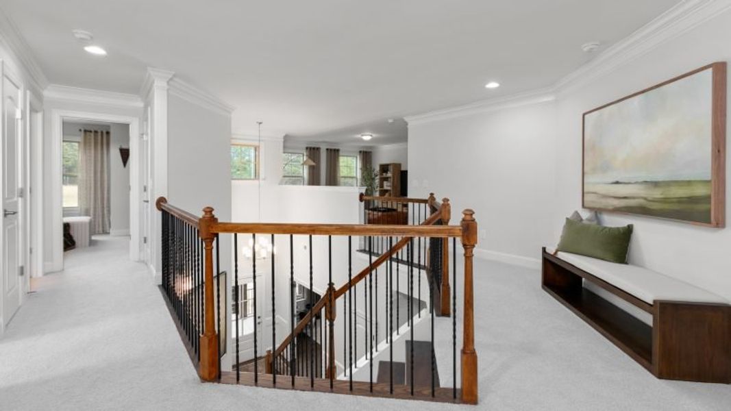 Furnished interior view inside a new home in Preserve at Carriage Cove, Oak Ridge (Image 39).