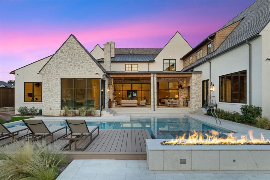 Exterior details and patio area of a home in , Southlake (Image 27).