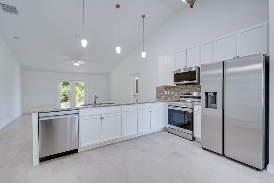 Furnished interior view inside a new home in , Vero Beach (Image 7).