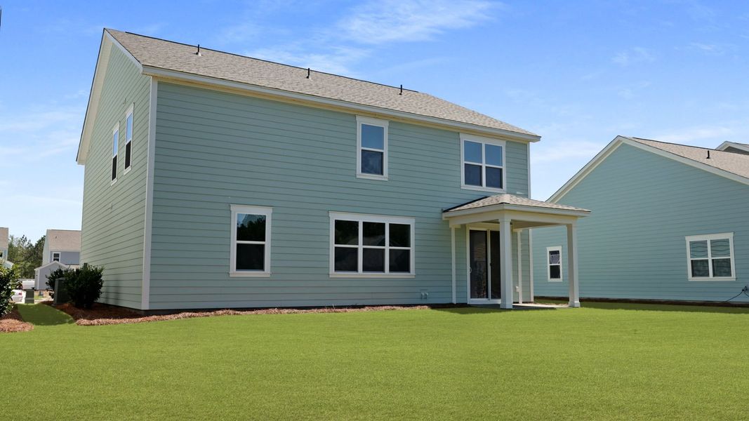 Front exterior of a new home in Sheep Island, Summerville, SC, highlighting curb appeal (Image 23).