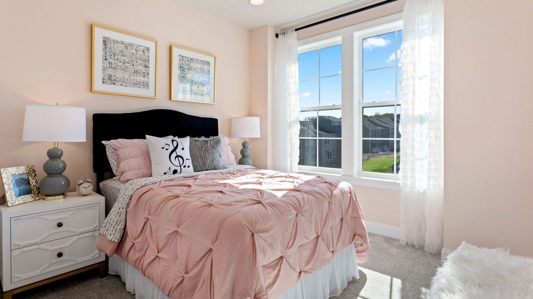 Representative furnished interior of a home built from the Harlow by DRB Homes in Bayberry, Raleigh (Image 9). Representative furnished interior of a home built from the Harlow by DRB Homes in Bayberry, Raleigh (Image 9).