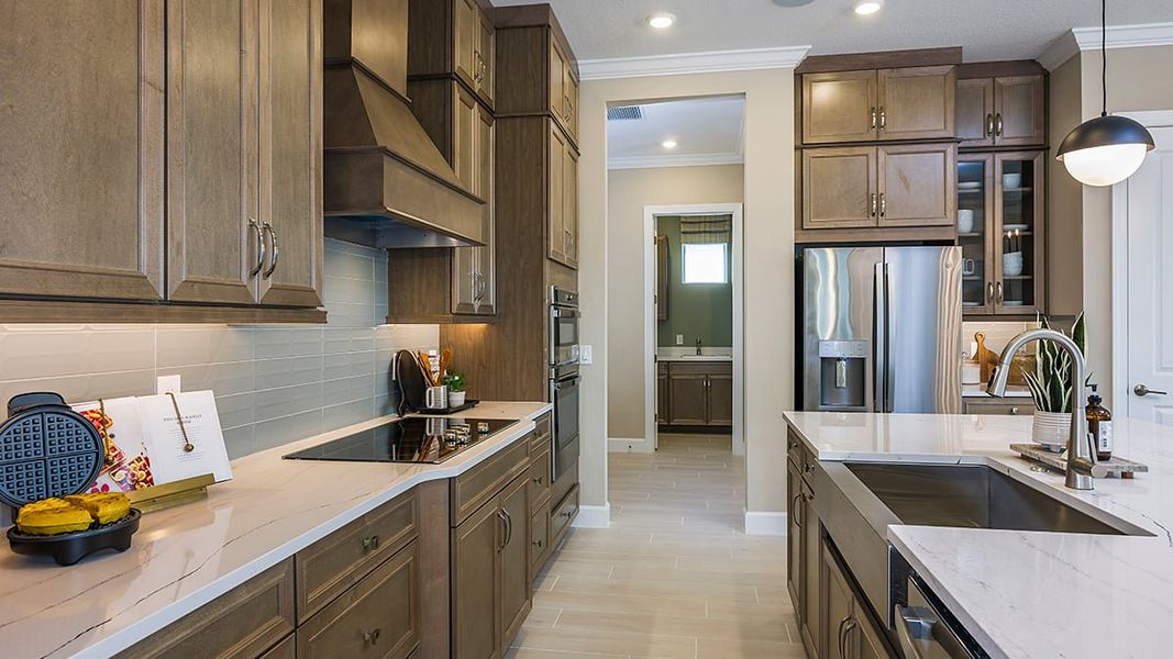 Representative furnished interior of a home built from the Cascata by Taylor Morrison in Esplanade at St. Marys, St. Marys (Image 6).