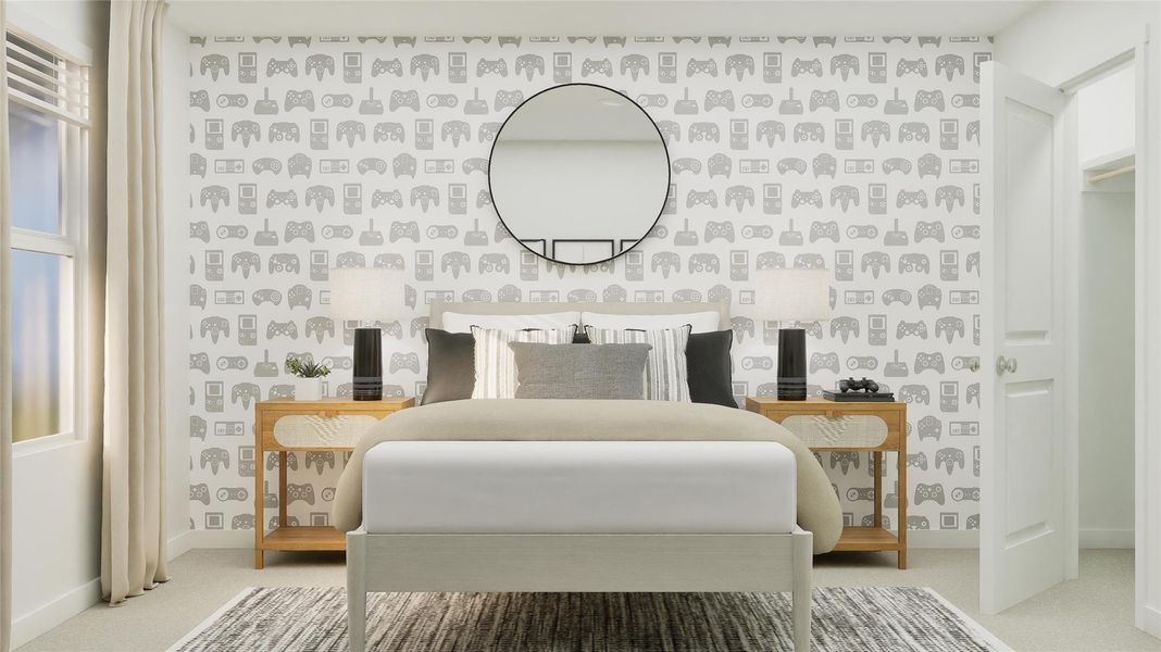 Furnished interior view inside a new home in Elm Creek: Coastline Collection, Elgin (Image 32). Furnished interior view inside a new home in Elm Creek: Coastline Collection, Elgin (Image 32).