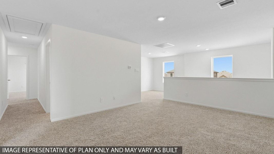 Spacious, unfurnished interior of a new home in Sunterra, Katy (Image 13).