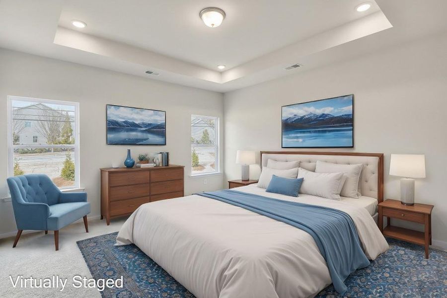 Furnished interior view inside a new home in Sanders Park, Austell (Image 10).