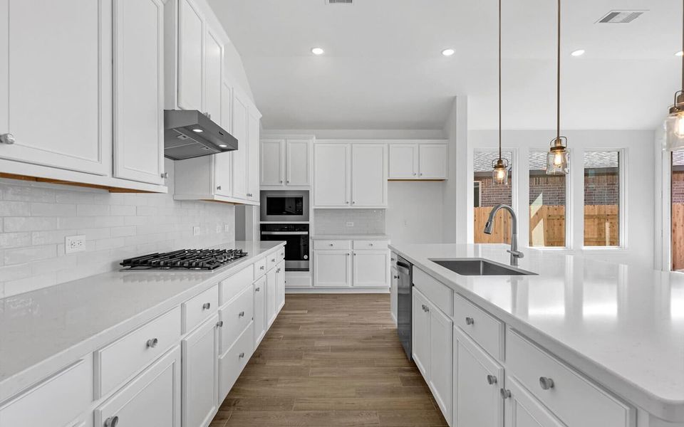 Furnished interior view inside a new home in Elyson, Katy (Image 4).