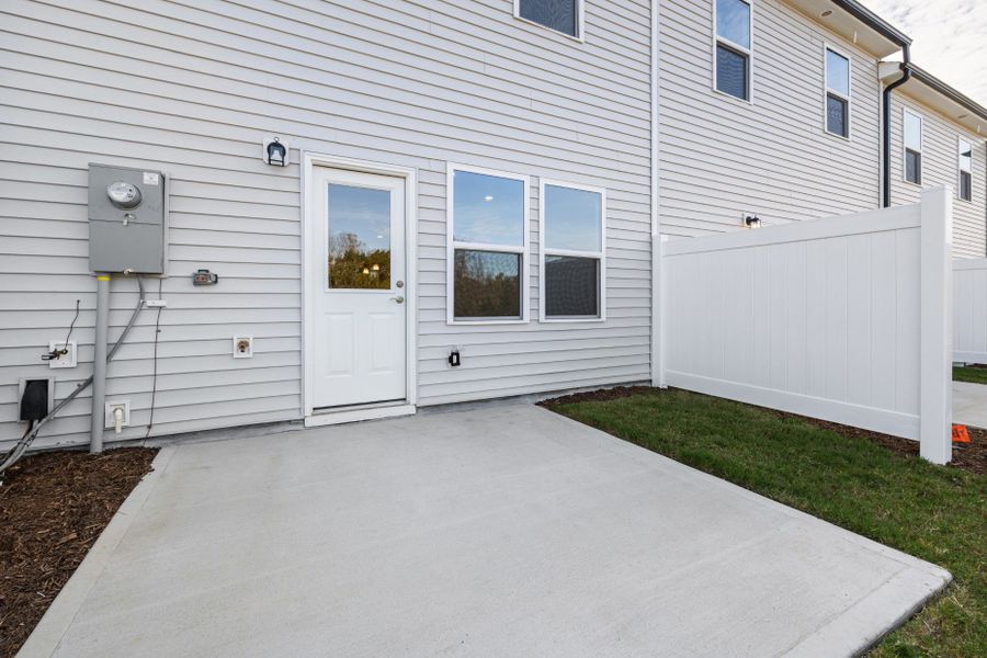 Exterior details and patio area of a home in McConnell Ridge, McLeansville (Image 3). Exterior details and patio area of a home in McConnell Ridge, McLeansville (Image 3).