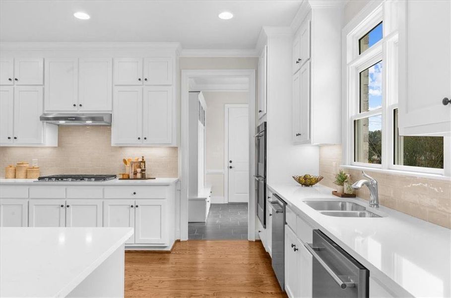 Furnished interior view inside a new home in , Canton (Image 69).