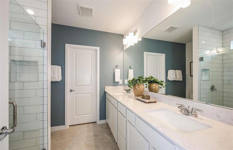 Furnished interior view inside a new home in , Wildwood (Image 11).