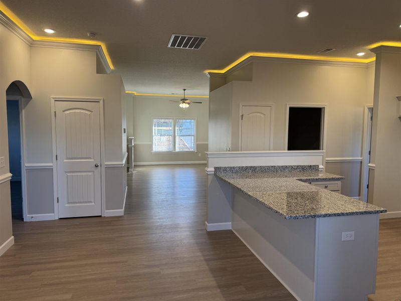 Furnished interior view inside a new home in Ballentine Ridge, Lyman (Image 5). Furnished interior view inside a new home in Ballentine Ridge, Lyman (Image 5).
