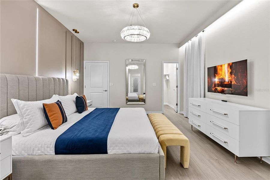 Furnished interior view inside a new home in Windsor Cay Resort, Clermont (Image 14). Furnished interior view inside a new home in Windsor Cay Resort, Clermont (Image 14).