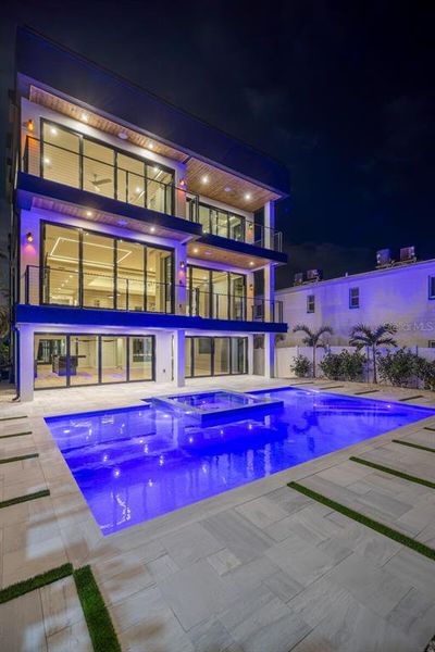 Exterior details and patio area of a home in , Indian Rocks Beach (Image 25).