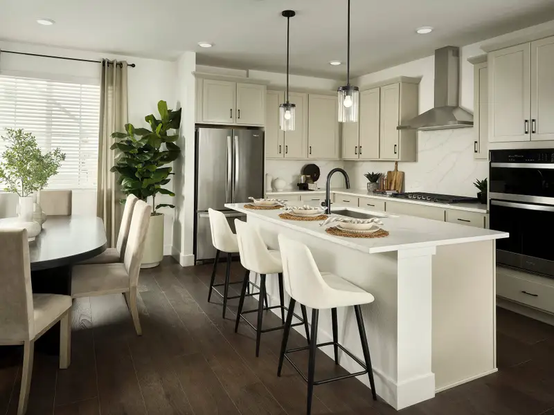 Furnished interior view inside a new home in Uplands, Westminster (Image 9).