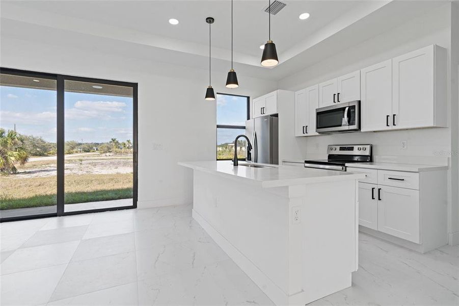 Furnished interior view inside a new home in , Lehigh Acres (Image 8).