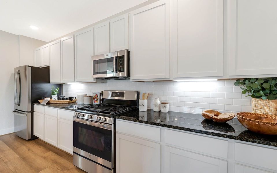 Representative furnished interior of a home built from the Pedernales by CastleRock Communities in Lone Oak, San Antonio (Image 16).