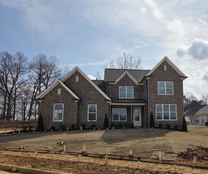 In-progress construction of a new home in Twin Oaks, Oakland, TN (Image 9).
