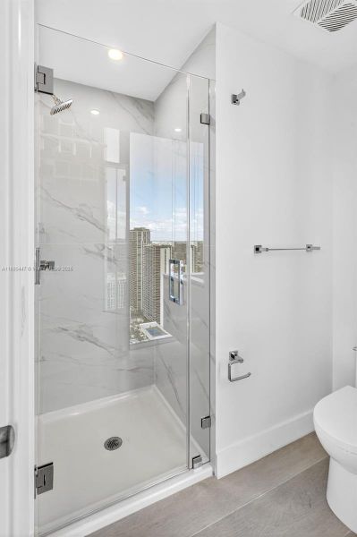 Furnished interior view inside a new home in , Miami (Image 10).