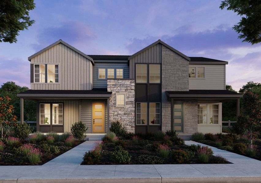 Duet Collection by Trumark Homes at Sterling Ranch | Plan 2 High Country Ranch Duet Collection by Trumark Homes at Sterling Ranch | Plan 2 High Country Ranch