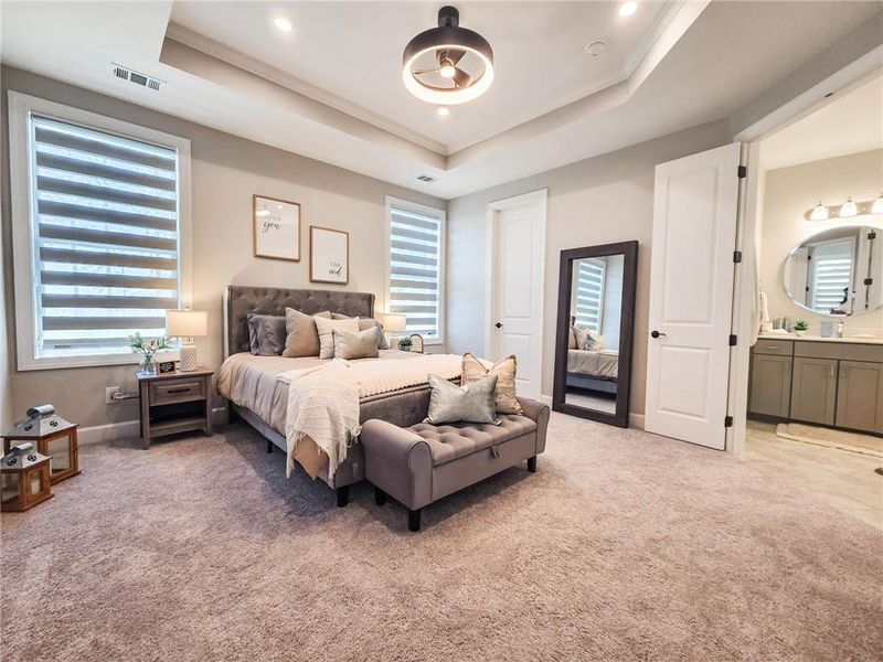 Furnished interior view inside a new home in , Hoschton (Image 17).