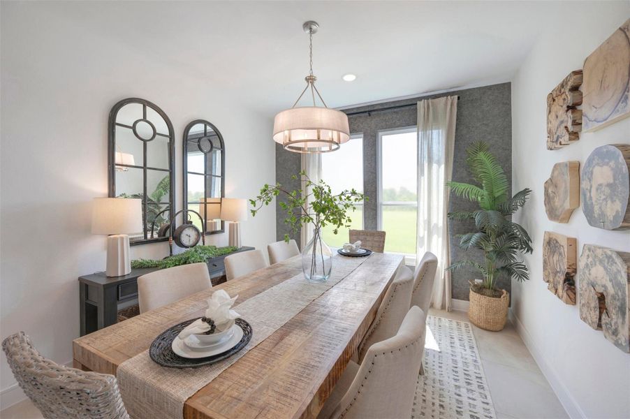 Elegant dining room (*Photo not of actual home and used for illustration purposes only.)