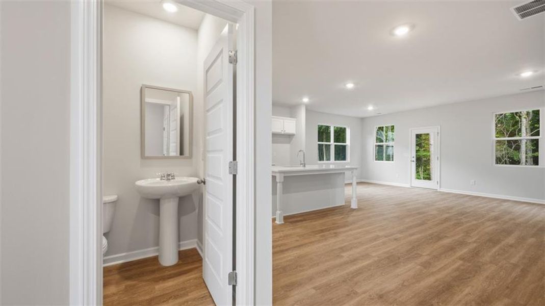 Furnished interior view inside a new home in Brookland Commons, Monroe (Image 6).