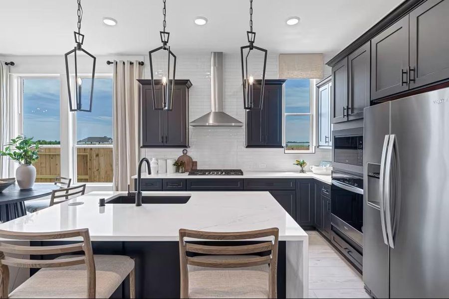 Furnished interior view inside a new home in Valencia, Manvel (Image 5).