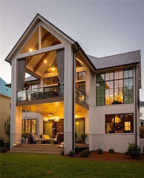 Exterior details and patio area of a home in , Chattahoochee Hills (Image 4).